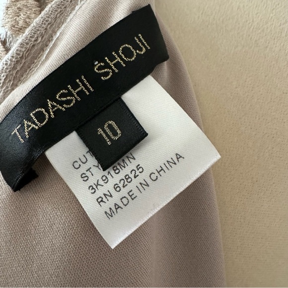 Tadashi Shoji Blouson Sand Beige Floral Lace
Overlay Cocktail Dress Size 8 - Picture 17 of 17